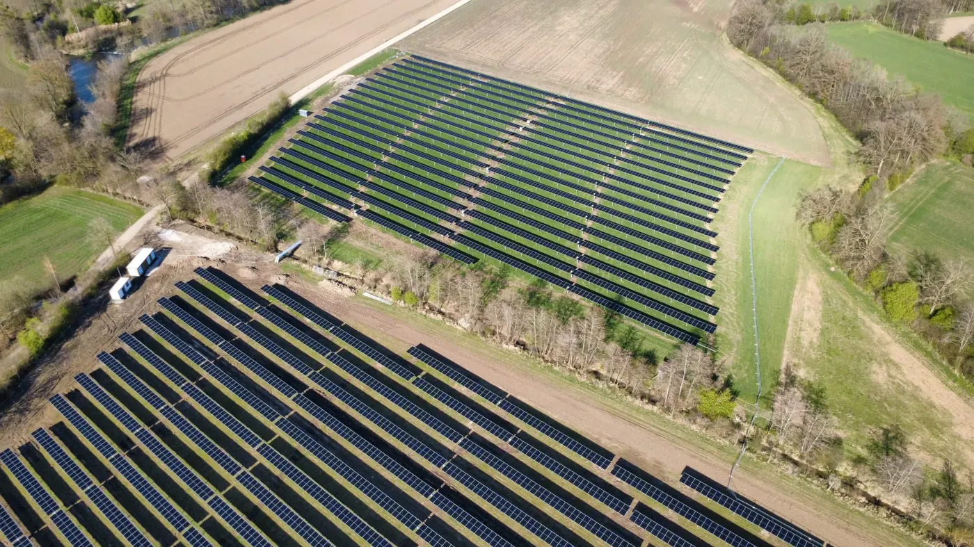 Tracker solar park in Austria, 6 MW